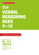 11+ Verbal Reasoning Practice and Test for the GL Assessment Ages 09-10 9780702332395 Alison Milford