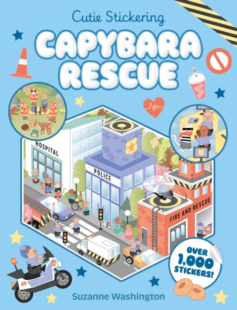 Cutie Stickering #2 Capybara Rescue: The Ultimate Cosy Sticker Book