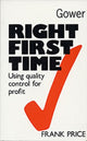 Book cover of: Right First Time. By: Frank Price