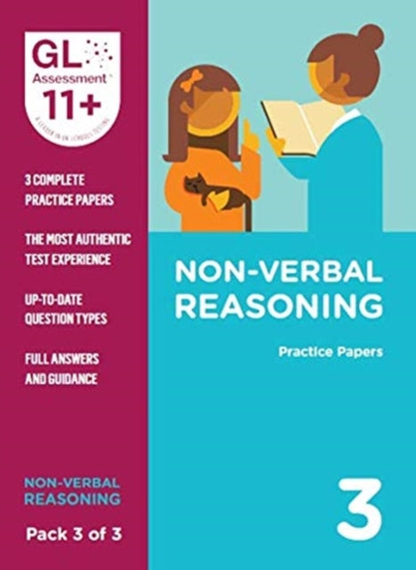 Book cover of: 11+ Practice Papers Non-Verbal Reasoning Pack 3 (Multiple Choice)