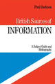 Book cover of: British Sources of Information