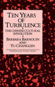 Book cover of: Ten Years Of Turbulence