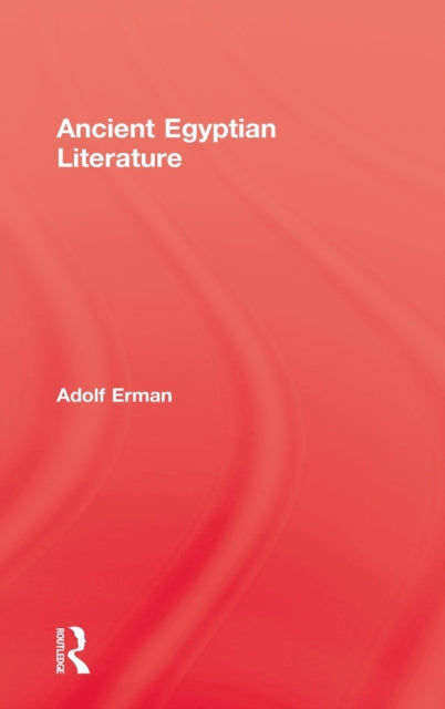 Book cover of: Ancient Egyptian Literature. By: Adolf Erman