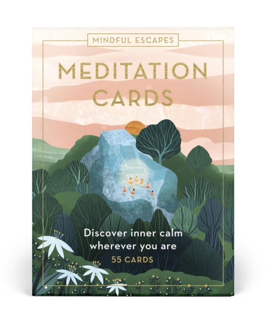 Book cover of: Mindful Escapes Meditation Cards. By: Alison Davies