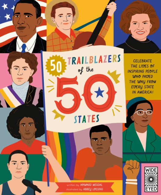 Book cover of: 50 Trailblazers of the 50 States. By: Howard Megdal