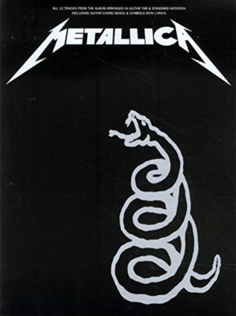 Book cover of: METALLICA - The Black Album