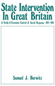 Book cover of: State Intervention in Great Britain