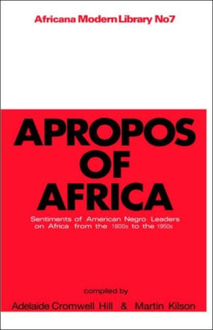 Apropos of Africa