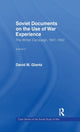 Book cover of: Soviet Documents on the Use of War Experience