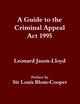 Book cover of: Guide to the Criminal Appeal Act 1995