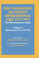 Book cover of: Evolution of Soviet Operational Art, 1927-1991. By: Harold S. Orenstein