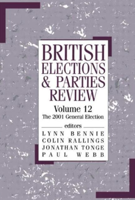 Book cover of: British Elections & Parties Review. By: Lynn G. Bennie