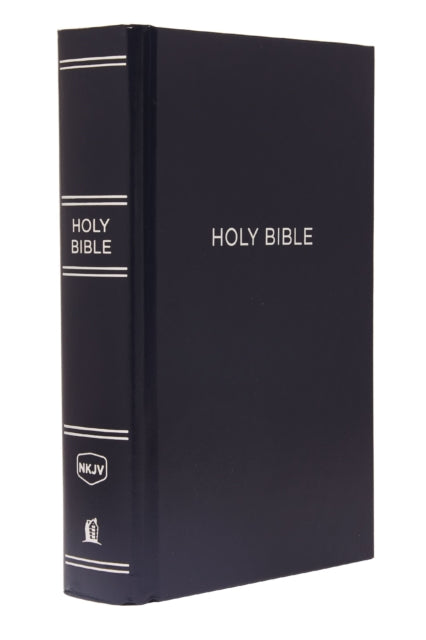 Book cover of: NKJV, Pew Bible, Large Print, Hardcover, Blue, Red Letter, Comfort Print. By: Thomas Thomas Nelson