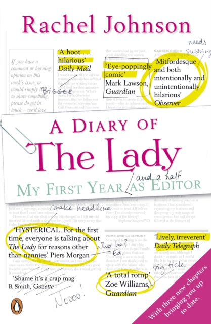 Book cover of: A Diary of The Lady. By: Rachel Johnson