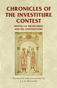 Book cover of: Chronicles of the Investiture Contest. By: Frutolf