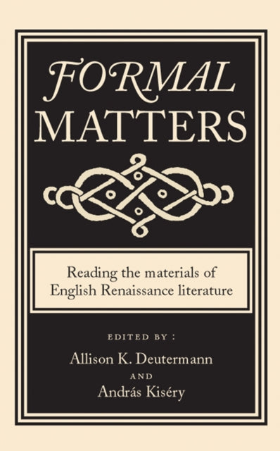 Book cover of: Formal Matters