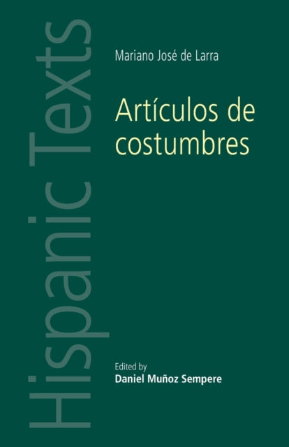 Book cover of: ArtiCulos De Costumbres
