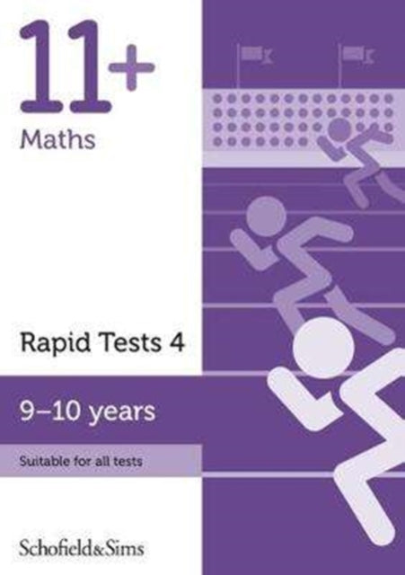 Book cover of: 11+ Maths Rapid Tests Book 4: Year 5, Ages 9-10