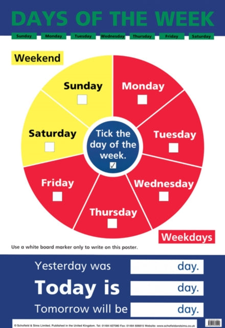 Book cover of: Days of the Week. By: Schofield & Sims