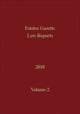 Book cover of: EGLR 2010 Volume 2. By: Hazel Marshall
