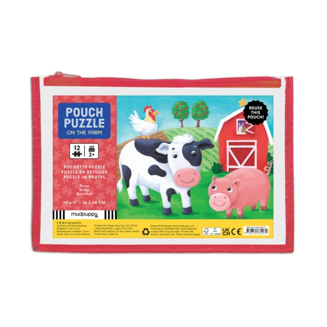 Book cover of: On the Farm Pouch Puzzle
