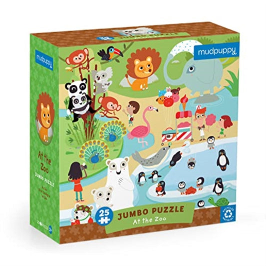 Book cover of: At the Zoo Jumbo Puzzle