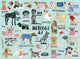 Book cover of: Hot Dogs A-Z 1000 Piece Puzzle. By: Mudpuppy