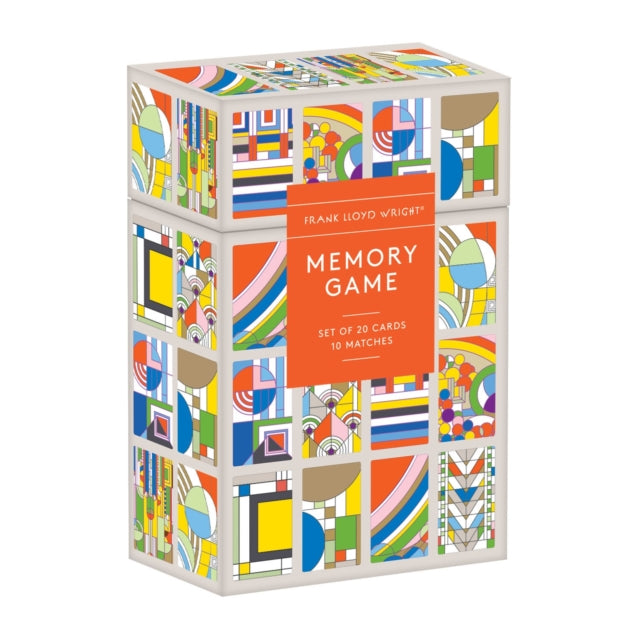 Book cover of: Frank Lloyd Wright Memory Game. By: Galison