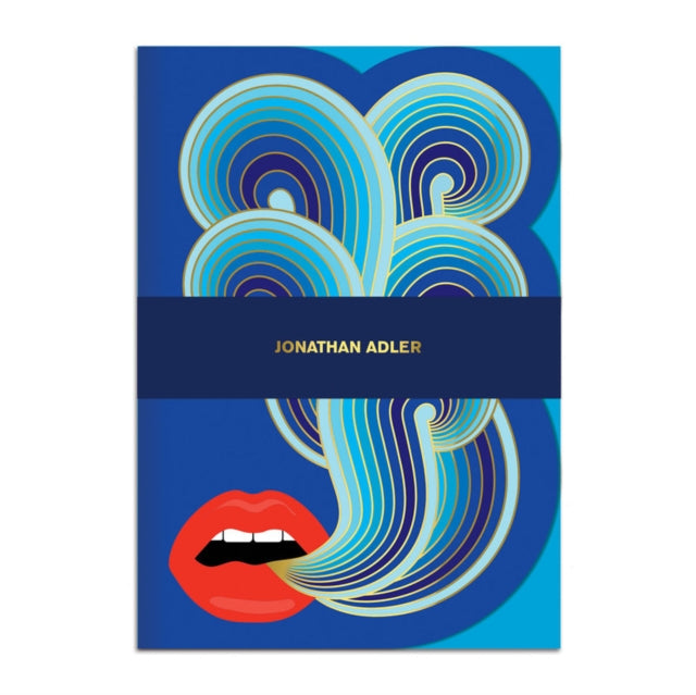 Book cover of: Jonathan Adler Lips A5 Journal. By: Galison