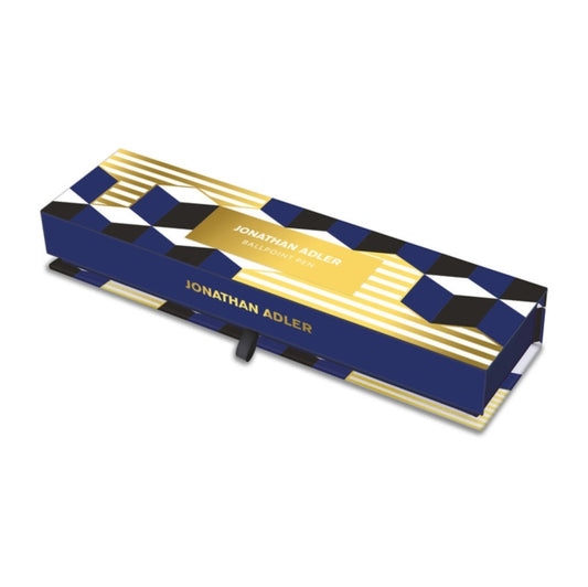 Book cover of: Jonathan Adler Versailles Cube Boxed Pen. By: Galison
