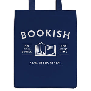 Bookish Canvas Tote Bag
