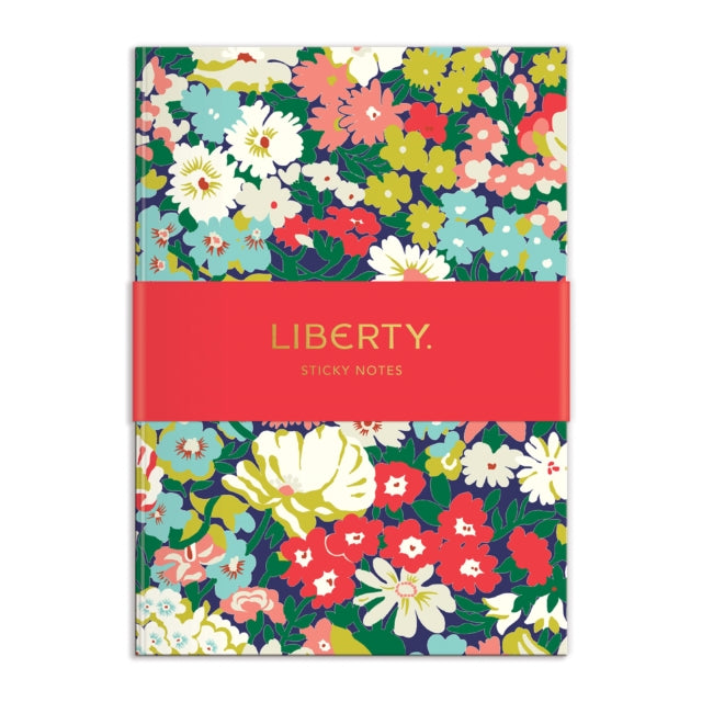 Book cover of: Liberty Floral Sticky Notes Hard Cover Book. By: Galison