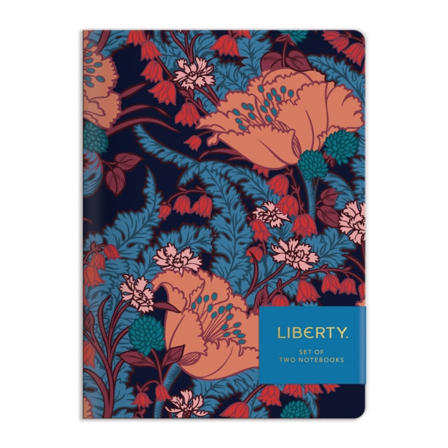 Liberty Floral Writers Notebook Set 9780735365605 Galison