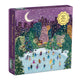 Book cover of: Merry Moonlight Skaters 500 Piece Foil Puzzle. By: GALISON  JOY LAFORME
