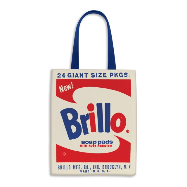 Book cover of: Andy Warhol Brillo Tote Bag. By: Galison