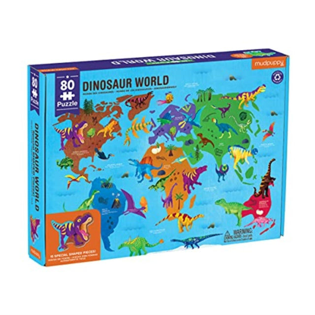 Book cover of: Dinosaur World Geography Puzzle