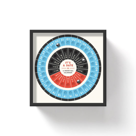 Book cover of: It's A Date Perpetual Desk Calendar. By: Brass Monkey