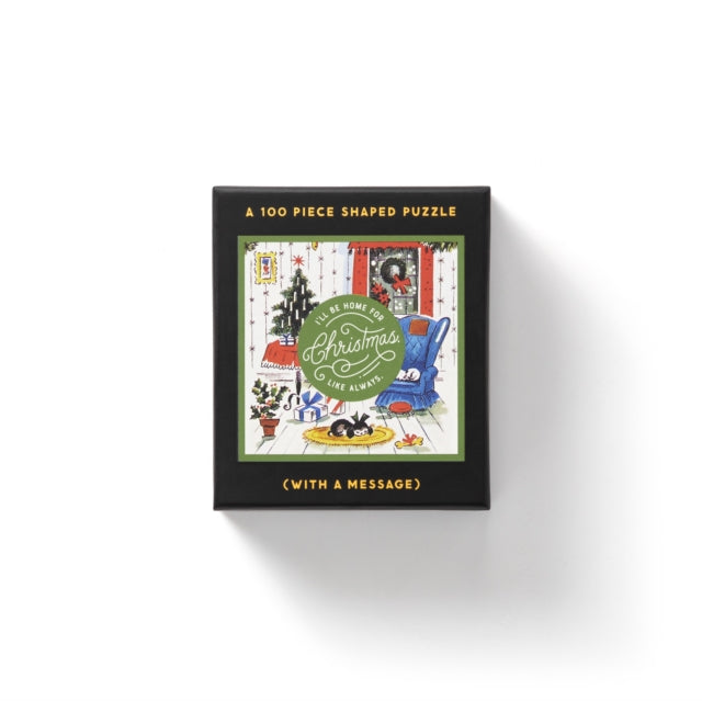 Book cover of: Home For Christmas 100 Piece Mini Shaped Puzzle