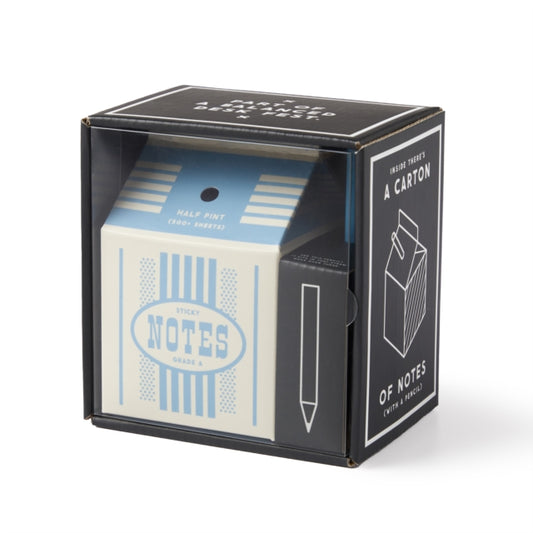 Book cover of: Grade A Notes Milk Carton Note Set. By: Brass Monkey