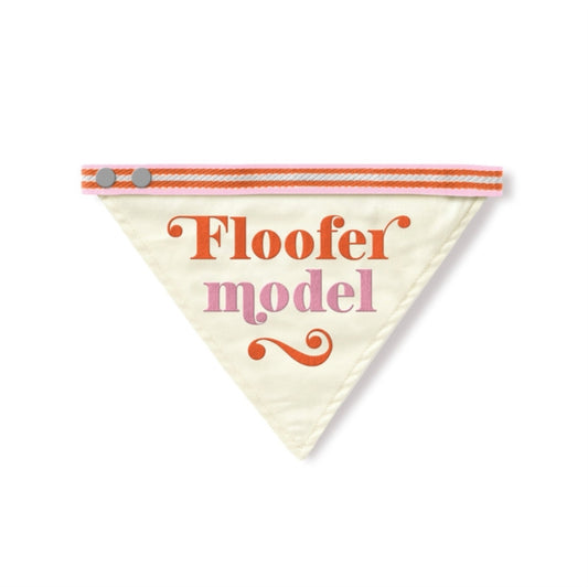Book cover of: Floofer Model Small Pet Bandana. By: Brass Brass Monkey