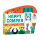 Book cover of: Happy Camper Shaped Board Book. By: Mudpuppy