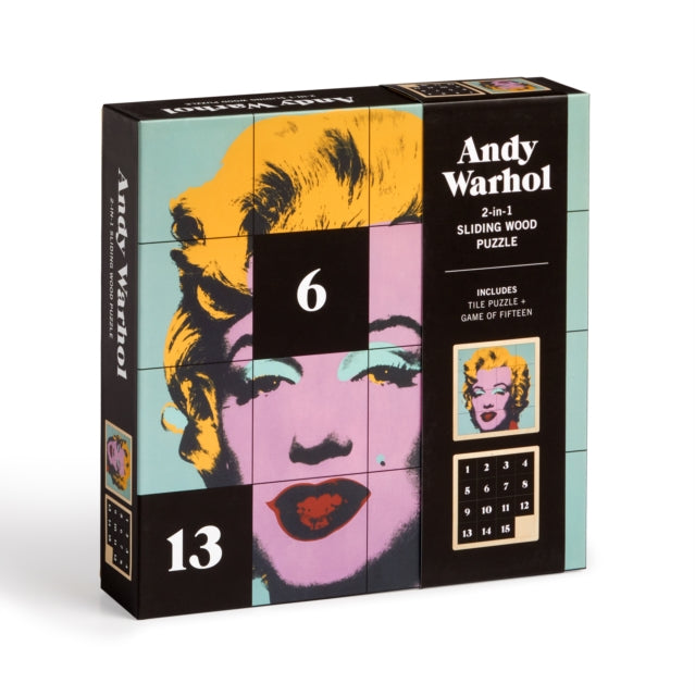 Book cover of: Andy Warhol Marilyn 2-in-1 Sliding Wood Puzzle