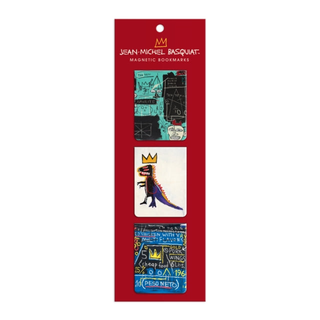 Book cover of: Basquiat Magnetic Bookmarks. By: Galison