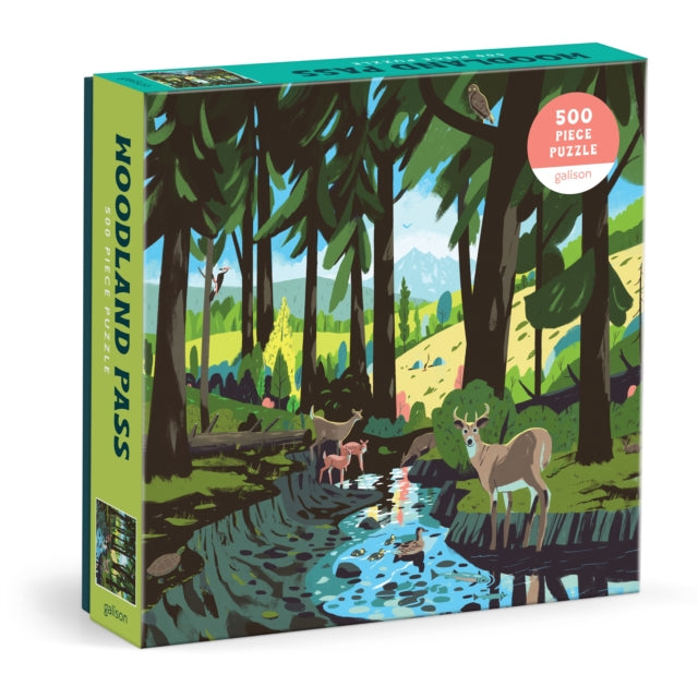 Book cover of: Woodland Pass 500 Piece Puzzle