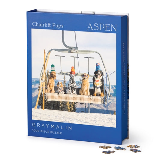 Book cover of: Gray Malin Aspen 1000 Piece Book Box Puzzle