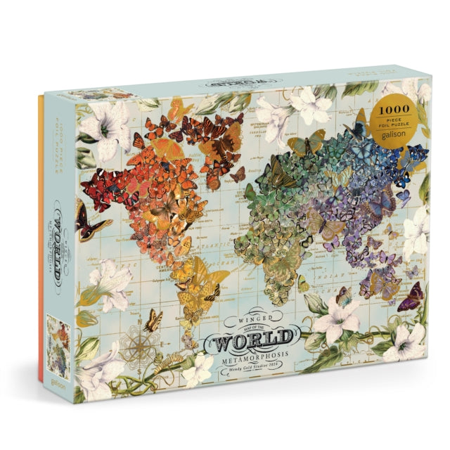 Book cover of: Wendy Gold Winged Metamorphosis 1000 Piece Foil Puzzle