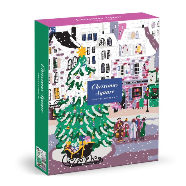 Book cover of: Joy Laforme Christmas Square 9 x 12 Paint by Number Kit