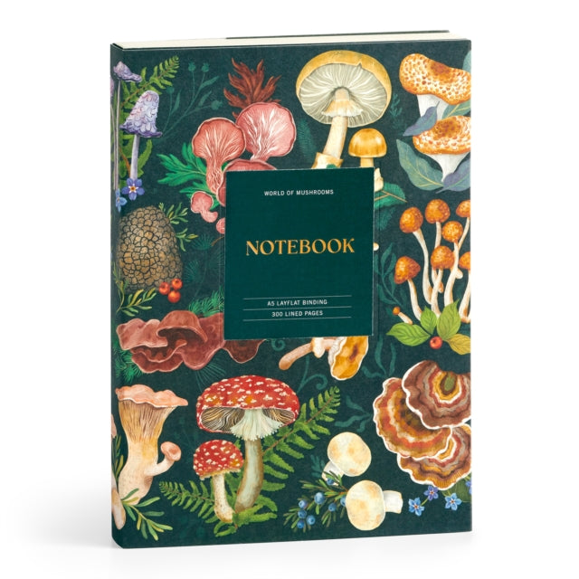 Book cover of: World of Mushrooms Premium A5 Notebook