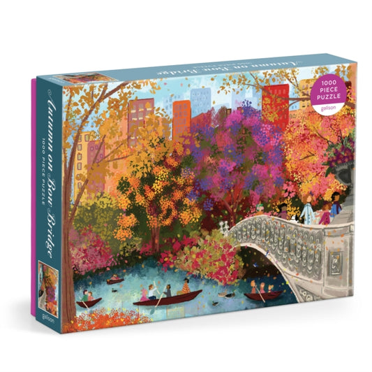 Book cover of: Joy Laforme Autumn on Bow Bridge 1000 Piece Puzzle