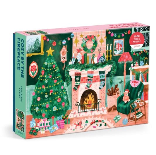 Book cover of: Cozy by the Fireplace 1000 Piece Puzzle